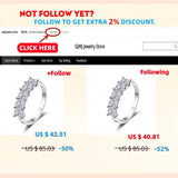 Princess Cut Total 2CT VVS1 Silver Ring PT950 Plated Engagement Wedding Moissanite Diamond Eternity Rings - The Jewellery Supermarket