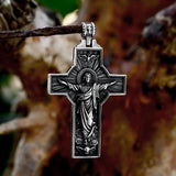 New Style Religious Shrine Giant Cross Necklace Titanium Steel Pendant Stainless Steel Male Trend Jewellery - The Jewellery Supermarket
