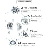 Amazing 0.5ct 5mm Real Moissanite Diamonds Bracelet - Full Diamond with GRA , Wedding Party Fine Jewellery - The Jewellery Supermarket