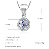 Luxury Chain Trending Iced Moissanite Diamond Pendant Necklace For Women - Luxury Chain Trending Iced Jewellery - The Jewellery Supermarket