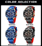 Famous Brand Sport Quartz Chronograph Military Style Luminous Date Mens Watches - Ideal Present - The Jewellery Supermarket