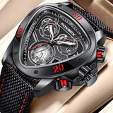 Top Brand Luxury Big Dial Chronograph Quartz Watches for Men -  Military Style Sports WristWatches - The Jewellery Supermarket