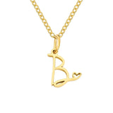 New Stainless Steel Initial Necklaces for Women and Girls - 26 Art Letters - Ideal Gifts - The Jewellery Supermarket