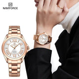 New Arrival Luxury Fashion Casual Female Ladies Stainless Steel Quartz Women Waterproof Wristwatches - The Jewellery Supermarket