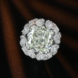 Luxury 23CT Lab Created Sapphire High Quality AAAAA High Carbon Diamond Gemstone Rings Fine Jewellery - The Jewellery Supermarket