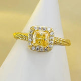 New Fabulous Sugar Yellow High Quality AAAAA High Carbon Diamond European and American Style Fine Jewellery - The Jewellery Supermarket