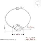 Charming Silver Colour Handcuffs Bracelet- Best Online Prices by Jewellery Supermarket - The Jewellery Supermarket