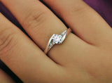 Classy 925 Silver 0.75ct AAAA Quality Lab Diamond Ring - Jewellery Supermarket - The Jewellery Supermarket