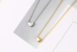 Cute 925 Sterling Silver Necklace For Women Heart Shape Pendant - Best Online Prices by Jewellery Supermarket - The Jewellery Supermarket