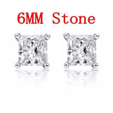 Dazzling Lab Diamond 925 Sterling Silver Stud Earring- Best Online Prices by Jewellery Supermarket - The Jewellery Supermarket