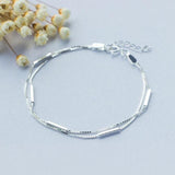 Delightful  925 Sterling Silver Barecelet - Best Online Prices by Jewellery Supermarket