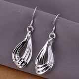 Delightful Silver Plated Water Droplets Earrings- Factory Direct Prices by Jewellery Supermarket