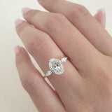 Elegant Oval AAA+ Cubic Zirconia Diamonds Stylish Luxury Ring - The Jewellery Supermarket