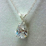 Elegant Water Drop AAA+ Cubic Zirconia Crystal Women's Necklace