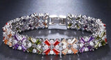Exceptional AAA+ CZ Charm Bracelet & Bangle - Best Online Prices by Jewellery Supermarket - The Jewellery Supermarket