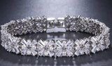 Exceptional AAA+ CZ Charm Bracelet & Bangle - Best Online Prices by Jewellery Supermarket - The Jewellery Supermarket