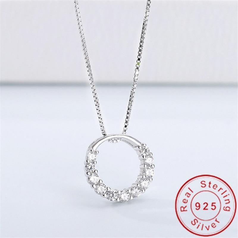 Exquisite 925 Sterling Silver Lab Diamond Pendant - Best Online Prices by Jewellery Supermarket - The Jewellery Supermarket