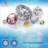 Fabulous 2 Ct Pear Cut Simulated Lab Diamond Silver Luxury Ring Set - The Jewellery Supermarket