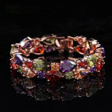 Fashion Mona Lisa Multicolour High Quality AAA+ Cubic Zirconia Diamonds Bracelet - The Jewellery Supermarket