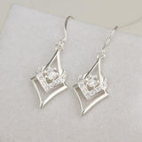 Gorgeous AAA Zircon Silver Plated Fashion earrings- Factory Direct Prices - The Jewellery Supermarket