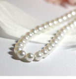 Graceful Silver 925 Pearl Necklace - Best Online Prices by Jewellery Supermarket