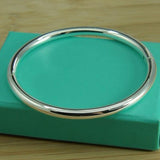 Handsome 925 Silver Bangle, Bracelet - Best Online Prices by Jewellery Supermarket
