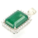 Hot Selling Real Green Emerald Red Ruby Pendant Earrings Elegant Jewellery - The Jewellery Supermarket