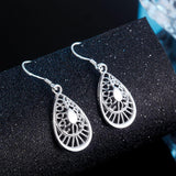 Lovely Silver Plated Charming Retro Earrings- Best Online Prices - The Jewellery Supermarket