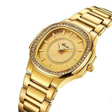 Miss Fox Designer Luxury Brand CZ Diamonds Quartz Gold Ladies Watch - The Jewellery Supermarket