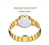 MISS FOX Luxury Brand Simulated Lab Diamonds 18KGP Gold Elegant Women's Watch - The Jewellery Supermarket