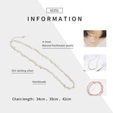 Natural Freshwater Pearl S295 Choker Necklace - Best Online Prices - The Jewellery Supermarket