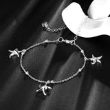 New Arrival Silver Colour New Design Anklet - The Jewellery Supermarket