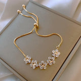 New Design Fashion Jewellery High-End Luxury Flower AAA+ CZ Diamonds Bracelet