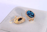 New Fashion Charm Crystal Round Stud Earrings - The Jewellery Supermarket