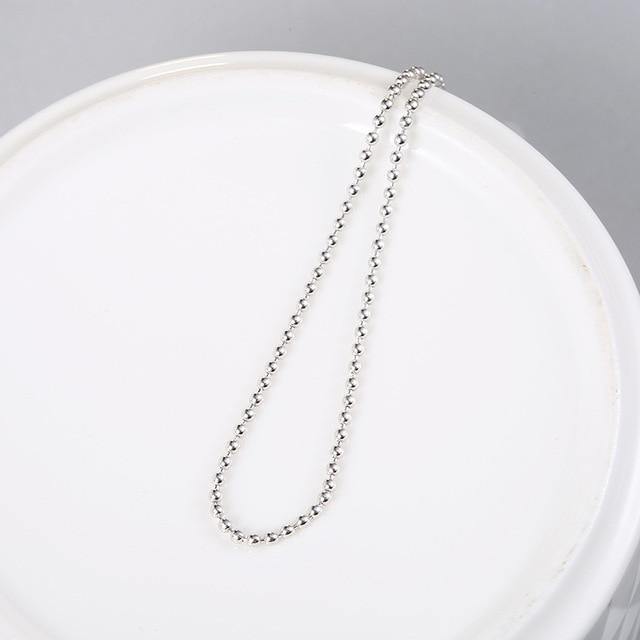 Pretty 925 Sterling Silver Bead Bracelet - The Jewellery Supermarket