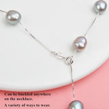 Real Pure 925 Sterling Silver Pearl Pendant - Best Online Prices - The Jewellery Supermarket
