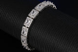 Superb New 18CM Luxury Princess Silver Bracelet Bangle For Women - The Jewellery Supermarket
