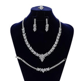 NEW ARRIVAL - Gorgeous Elegant AAA+ Cubic Zirconia Diamonds Jewellery Set