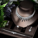 NEW - Wonderful High Fashion AAA+ Cubic Zirconia Diamonds Jewellery Set - The Jewellery Supermarket