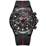 New Watches - Luxury Brand Big Dial Waterproof Quartz Sports Chronograph Watch