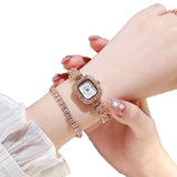 BEST SELLER Luxury Bling Fashion Rose Gold, Gold, Silver Colour Simulated Diamonds Bracelet Ladies Watches