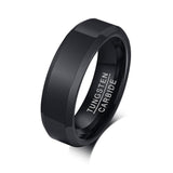 New Fashion Black Gold Silver Color Tungsten Carbide Men's Ring - Wedding Engagement High Quality Jewellery - The Jewellery Supermarket