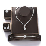 NEW ARRIVAL - Gorgeous Luxury New Trend AAA+ Cubic Zirconia Diamonds Jewellery Set