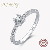 NEW Fashion Square Emerald Cut Dazzling AAAA Quality Simulated Diamonds Rings