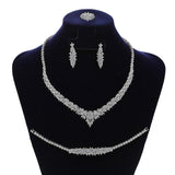 NEW ARRIVAL - Luxury Charming AAA+ Cubic Zirconia Diamonds Jewellery Set