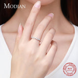 NEW ARRIVAL - Stackable AAA+ Cubic Zirconia Sterling Silver Exquisite Fine Ring - The Jewellery Supermarket