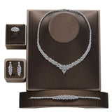 NEW ARRIVAL - Luxury Charming AAA+ Cubic Zirconia Diamonds Jewellery Set - The Jewellery Supermarket