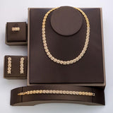NEW ARRIVAL - Outstanding Luxury AAA+ Cubic Zirconia Diamonds Jewellery Set