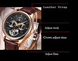 NEW - Automatic Mechanical Tourbillon Sport Casual Business Retro Wristwatch - The Jewellery Supermarket