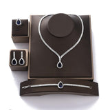 NEW ARRIVAL - Gorgeous Luxury New Trend AAA+ Cubic Zirconia Diamonds Jewellery Set - The Jewellery Supermarket